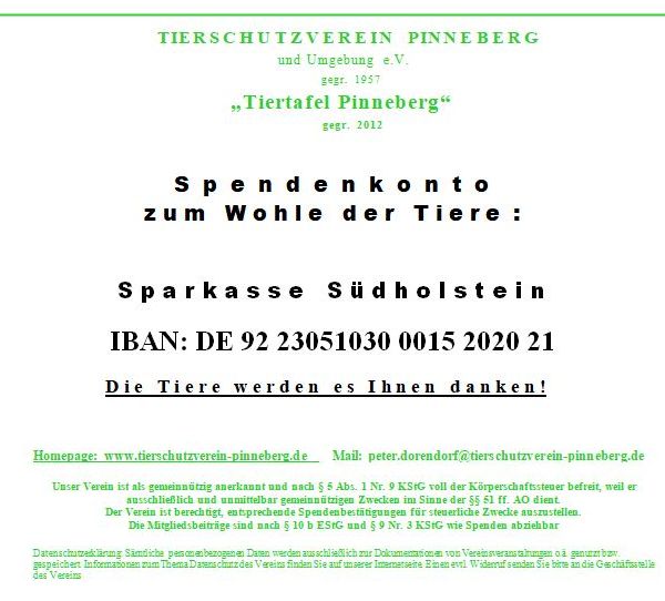 Spendenkonto
